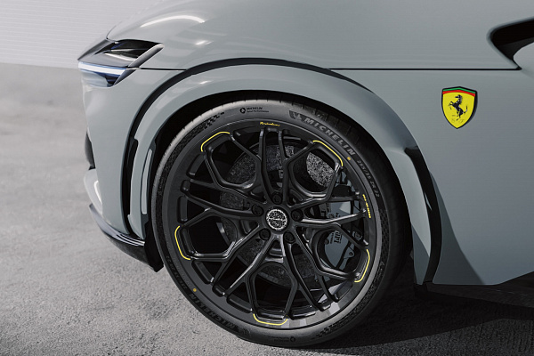 Фото дисков Brixton Forged PF14 R / RS Черный сатин на Ferrari Purosangue