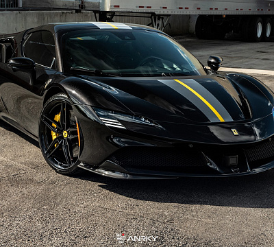 Фото дисков Anrky AN17 на Ferrari SF90