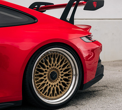 Фото дисков Brixton Forged TR20 на Porsche 911 VIII
