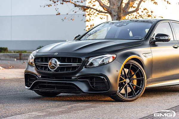 Фото дисков HRE P204 Черный сатин на Mercedes-Benz E-Class (W213, S213, C238)