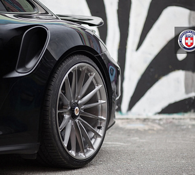 Фото дисков HRE P103 на Porsche 911 VII