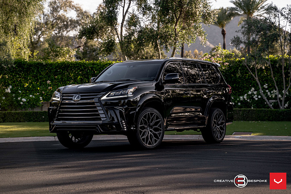 Фото дисков Vossen HF-2 Сатиновый графит на Lexus LX III