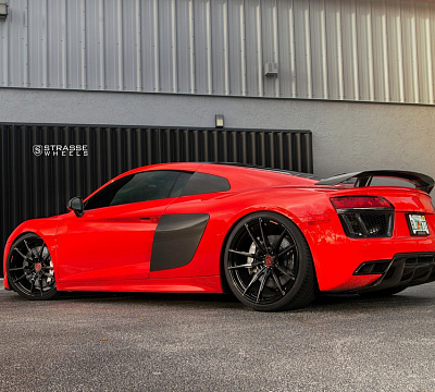 Фото дисков Strasse Wheels SV1 Deep Concave Monoblock на Audi R8 (4S)