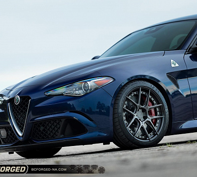 Фото дисков BC Forged HCA381 на Alfa Romeo Giulia II (952)