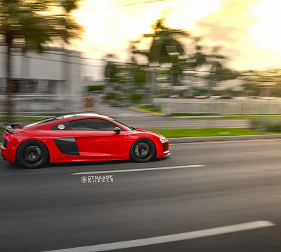 Фото дисков Strasse Wheels SV1 Deep Concave Monoblock на Audi R8 (4S)