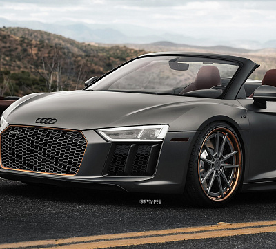 Фото дисков Strasse Wheels SV1 Deep Concave FS на Audi R8 (4S)