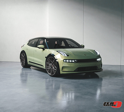 Фото дисков Vossen HF-7 на Zeekr 001