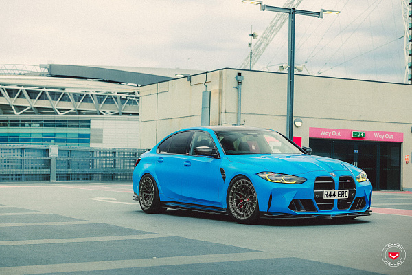 Фото дисков Vossen LC3-02 Глянцевый темный лак на BMW 3/M3 (G2x/G80)