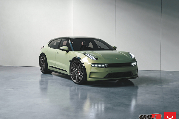 Фото дисков Vossen HF-7 Сатиновый графит на Zeekr 001