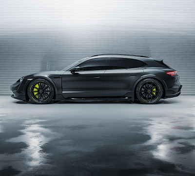 Фото дисков Brixton Forged R11-RS на Porsche Taycan I