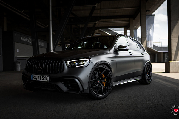 Фото дисков Vossen S21-01 Черный сатин на Mercedes-Benz GLC (X253, C253)