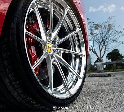 Фото дисков Anrky AN28 на Ferrari 812