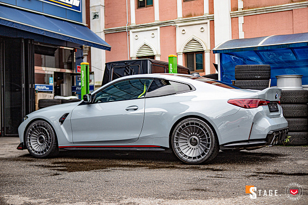 Фото дисков Vossen S21-12 Сатиновый графит на BMW 4/M4 (G22/G82)