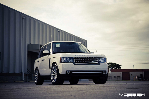 Фото дисков Vossen CV1 Серебро на Land Rover Range Rover Sport I