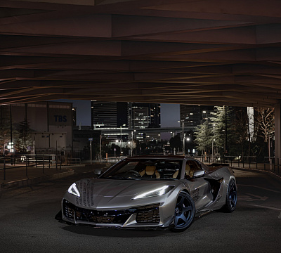 Фото дисков Brixton Forged RS01 на Chevrolet Corvette C8
