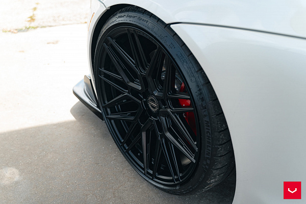 Фото дисков Vossen HF-7 Черный сатин на Toyota Supra A90