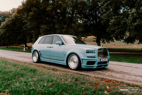 Фото дисков NOVITEC SP3 Глянцевый лак на Rolls-Royce Cullinan