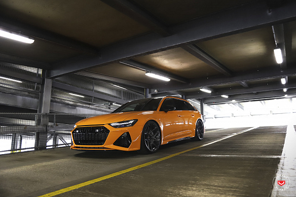 Фото дисков Vossen EVO-4R Глянцевый графит на Audi A/RS 6 (C8)