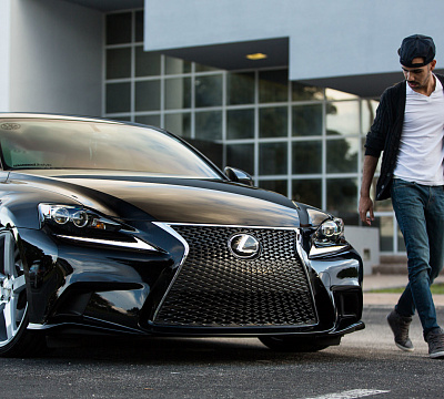 Фото дисков Vossen CV3 на Lexus IS II