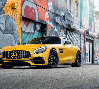 Фото дисков Vossen HF-3 на Mercedes-Benz AMG GT I