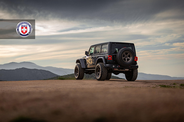 Фото дисков HRE 527 Сатиновая темная бронза на Jeep Wrangler IV (JL)