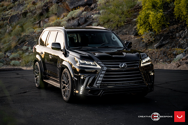 Фото дисков Vossen HF-2 Сатиновый графит на Lexus LX III
