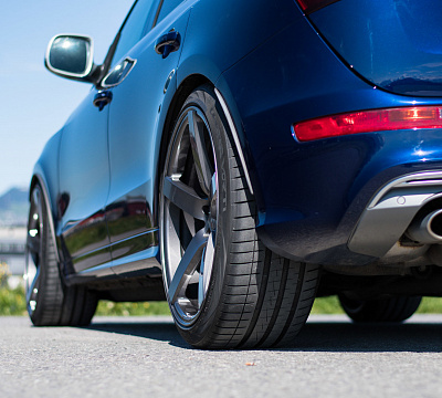 Фото дисков Vossen CV3 на Audi Q5 (8R)