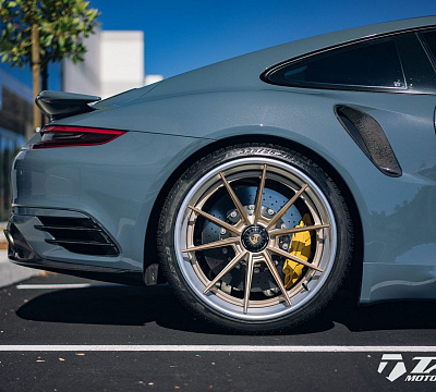 Фото дисков Anrky AN38 на Porsche 911 VII