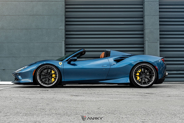 Фото дисков Anrky S3-X5 Черный сатин на Ferrari F8