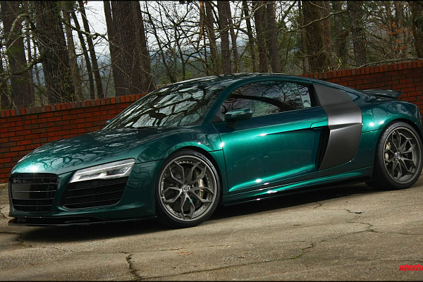Фото дисков HRE S201 Сатиновый графит на Audi R8 (Typ 42)