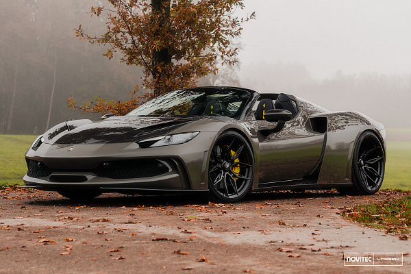 Фото дисков NOVITEC NF11 Черный глянец на Ferrari 296