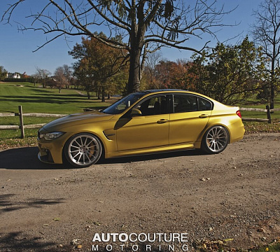 Фото дисков HRE 303M на BMW 3/M3 (F3x/F80)