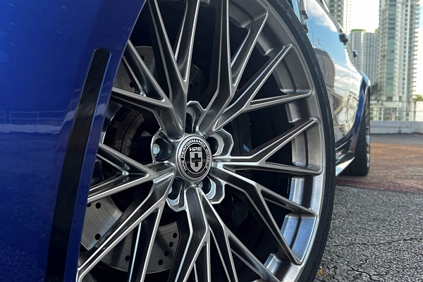 Фото дисков HRE FF28 Глянцевый графит на BMW 3/M3 (G2x/G80)
