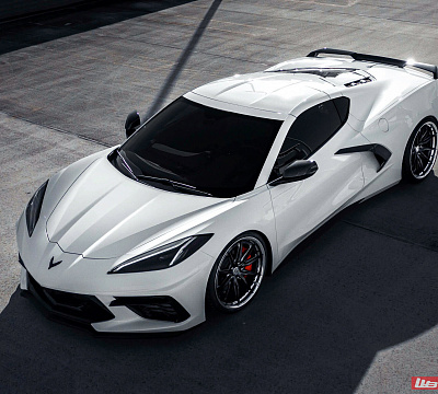 Фото дисков HRE S104SC на Chevrolet Corvette C8