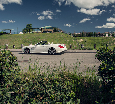 Фото дисков Vossen CV5 на Mercedes-Benz SL (R231)