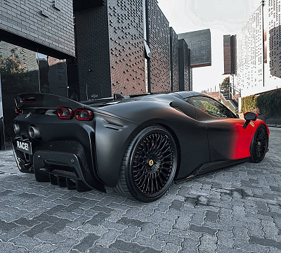 Фото дисков Brixton Forged TR20 на Ferrari SF90