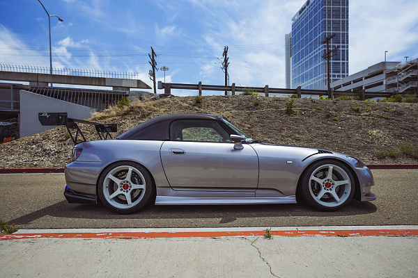 Фото дисков Motegi Racing MR159 BATTLE V Белый глянец на Honda S2000