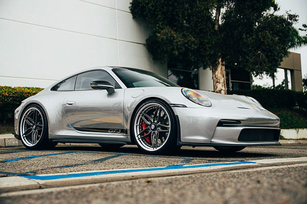 Фото дисков HRE S107SC Сатиновый темный лак на Porsche 911 VIII