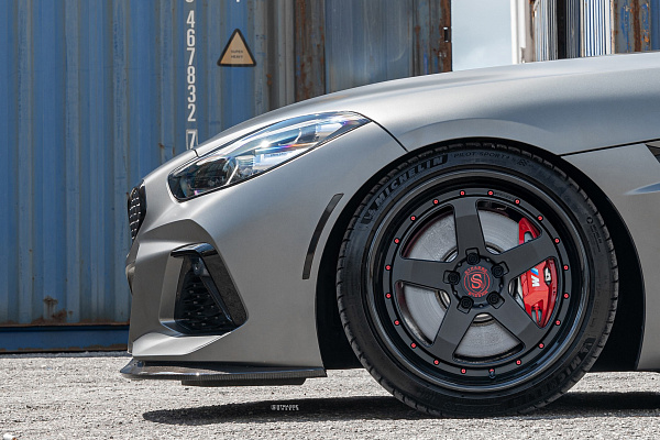 Фото дисков Strasse Wheels S5 Competition Черный сатин на BMW Z4 (G29)