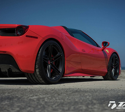 Фото дисков HRE P207 на Ferrari 488