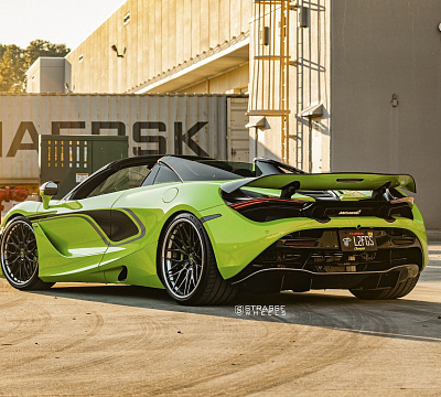 Фото дисков Strasse Wheels SV10M Deep Concave FS на McLaren 720S