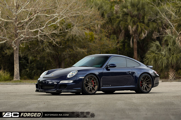 Фото дисков BC Forged HCA210 Сатиновая бронза на Porsche 911 VI