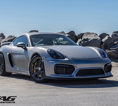 Фото дисков HRE R101 Lightweight на Porsche Cayman II