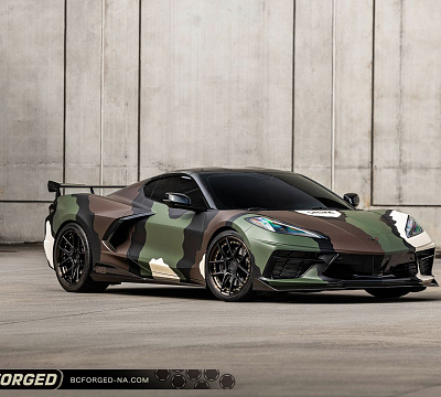 Фото дисков BC Forged HCA381 на Chevrolet Corvette C8