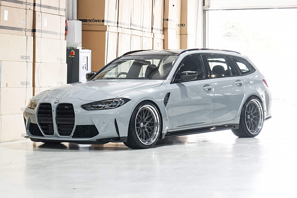 Фото дисков HRE 520 Сатиновый графит на BMW 3/M3 (G2x/G80)