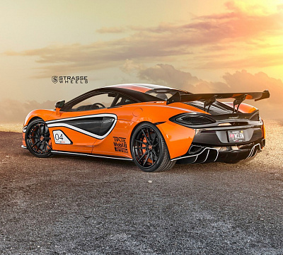 Фото дисков Strasse Wheels SV1 Deep Concave FS на McLaren 570S
