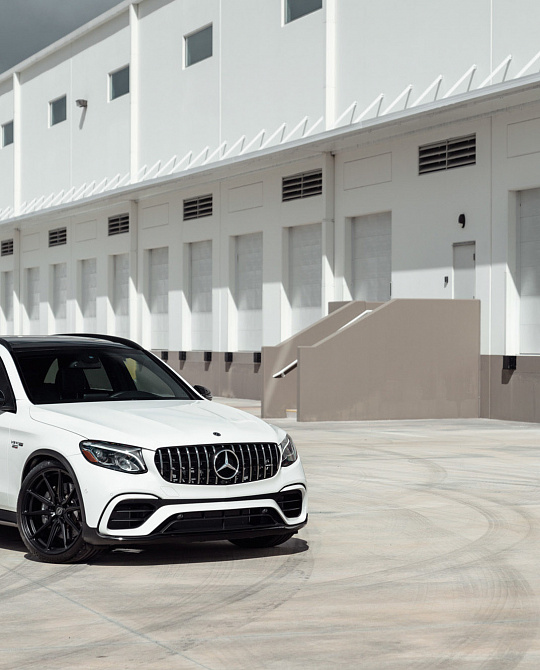 Фото дисков HF-3 Черный сатин на Mercedes-Benz GLC (X253, C253)