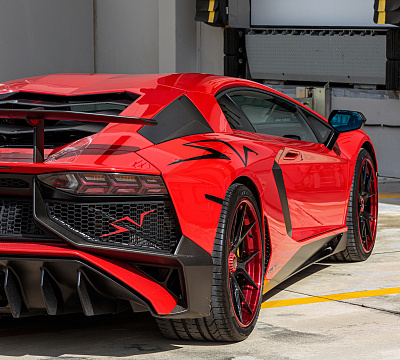 Фото дисков Strasse Wheels SM5R Deep Concave FS на Lamborghini Aventador