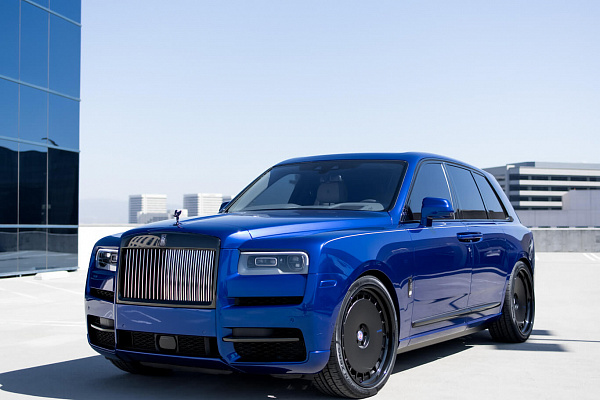 Фото дисков HRE 935 Черный сатин на Rolls-Royce Cullinan