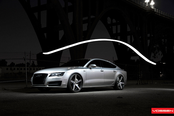Фото дисков Vossen CV3 Алмазная проточка на Audi A/RS 7 (4G)